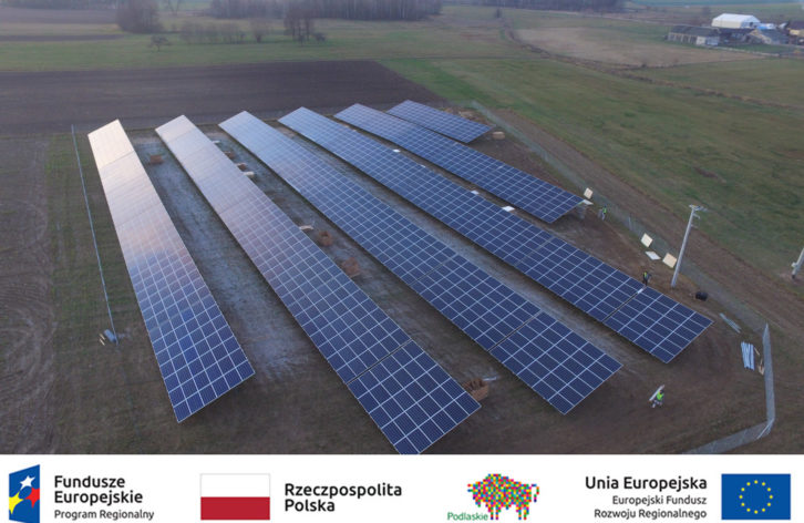 Realizujemy II etap farmy fotowoltaicznej dofinasowany z Funduszy Europejskich